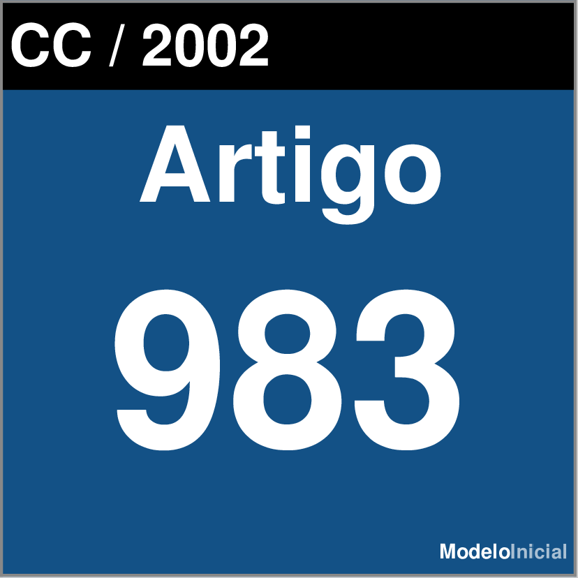 Artigo 983 - Código Civil / 2002