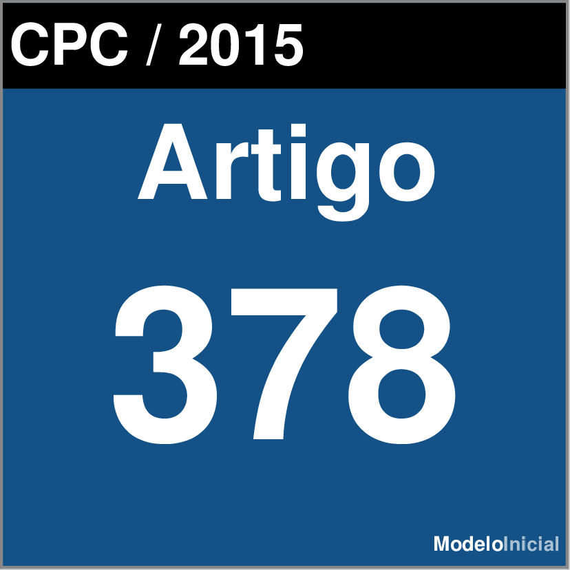 Artigo 378 - CPC / 2015