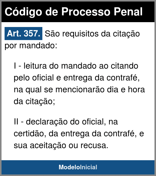 Artigo: Manifestação do artigo 357, §1º do CPC: eficácia e efeitos