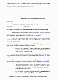 Ação de anulação de Leilão  - Nulidade do leilão - ausência de notificação prévia do devedor