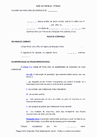 A&ccedil;&atilde;o de cobran&ccedil;a - Cheque&nbsp;