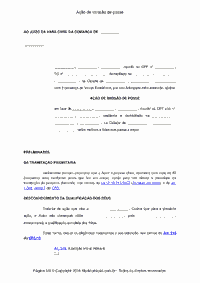 A&ccedil;&atilde;o de Imiss&atilde;o de posse