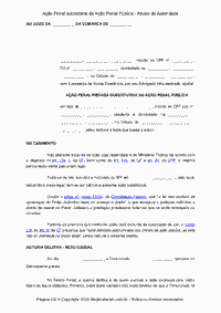 A&ccedil;&atilde;o Penal subsidi&aacute;ria da A&ccedil;&atilde;o Penal P&uacute;blica - Abuso de Autoridade