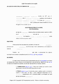 Ação Renovatória de locação