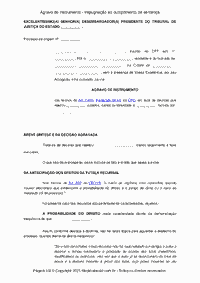 Agravo de Instrumento - Impugnação ao cumprimento de sentença