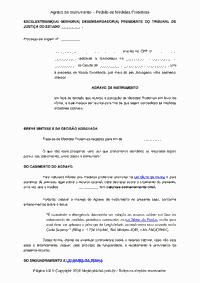 Agravo de Instrumento&nbsp; - Pedido de Medidas Protetivas
