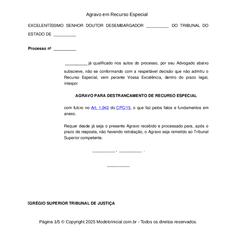 Agravo em Recurso Especial  