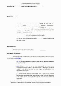 Contestação em Ação de Despejo 