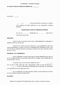 Contestação - alimentos avoengos