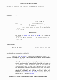 Contesta&ccedil;&atilde;o nos casos de Revelia