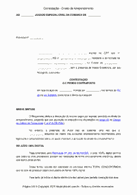 Contestação - Direito de Arrependimento