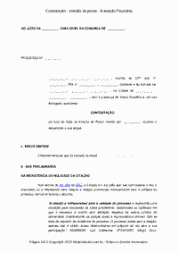 Modelo de petição