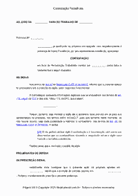 Modelo de petição