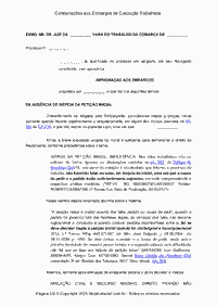 Contrarrazões aos Embargos de Execução Trabalhista 