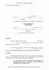 Danos Morais - Viol&ecirc;ncia Dom&eacute;stica