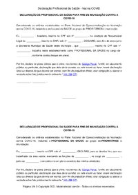 Contador mede quantidade de vacinados - e ironiza declaração de