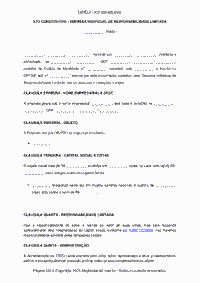 EIRELI - Ato constitutivo&nbsp;