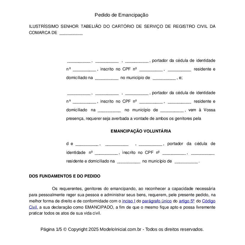 Emancipação Voluntária