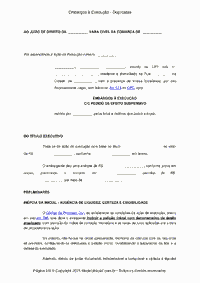 Modelo de petição