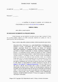 Emenda &agrave; Inicial&nbsp; - Atualizado