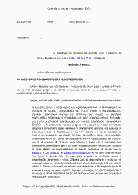 Emenda à Inicial  - Atualizado 2025