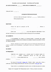 Exceção de pré-executividade  - Ocorrência da Prescrição