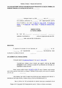 Habeas Corpus - Inépcia da Denúncia