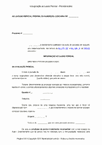 Impugna&ccedil;&atilde;o ao Laudo Pericial - Previdenci&aacute;rio