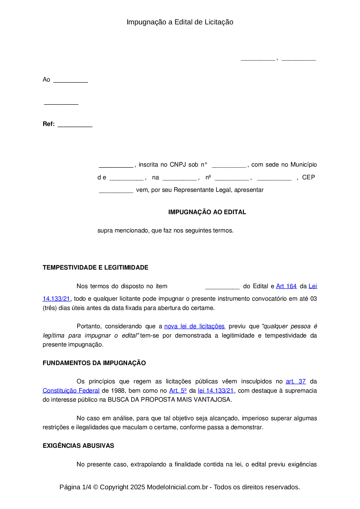 Amostra nas Licitações, quando exigir?