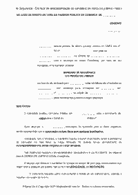 Mandado de Seguran&ccedil;a - Em face de desclassifica&ccedil;&atilde;o de candidato de concurso p&uacute;blico - fase f&iacute;sica - TAF