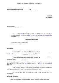 Pedido de Liberdade Provisória - Coronavírus