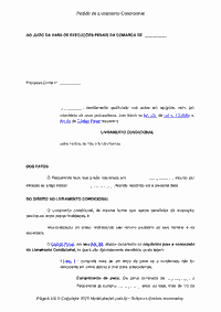 Pedido de Livramento Condicional