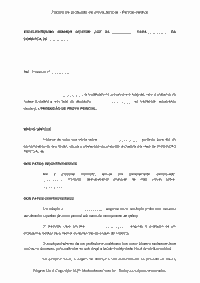 Pedido de produ&ccedil;&atilde;o de prova pericial - Per&iacute;cia m&eacute;dica