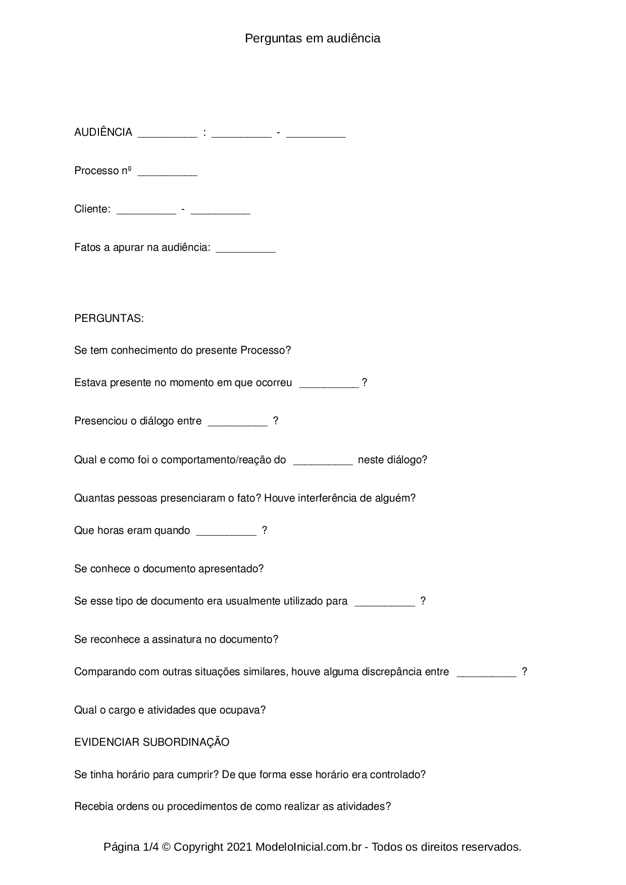 Questionário pronto com 10 perguntas sobre atendimento ao cliente