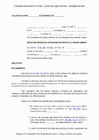 Produ&ccedil;&atilde;o Antecipada de Provas - Quebra de sigilo banc&aacute;rio - oculta&ccedil;&atilde;o de bens