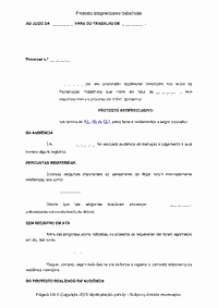 Protesto antipreclusivo trabalhista