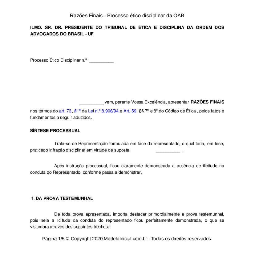 Razões Finais no Processo do Trabalho - Razões Finais Trabalhista –  Martinez Minto Advogados