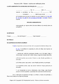 Recurso à JARI - Trânsito - Ausência de notificação prévia