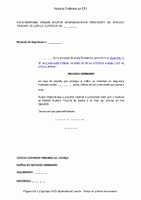 Recurso Ordinário ao STJ