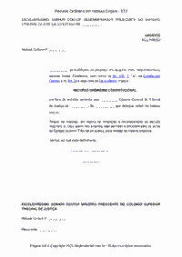 Recurso Ordinário em Habeas Corpus - STJ