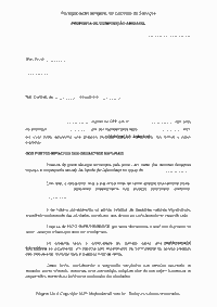 Renegociação amigável de Contrato de Serviços