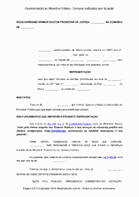 Representa&ccedil;&atilde;o ao Minist&eacute;rio P&uacute;blico - Servi&ccedil;os realizados sem licita&ccedil;&atilde;o