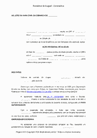 Revisional de Aluguel - Coronav&iacute;rus